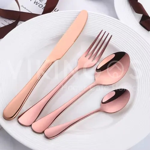 BLACK CUTLERY SET X20 PCS.