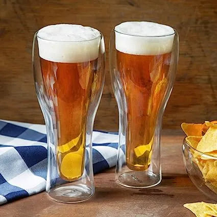 VASO DOBLE FONDO AGUA- CERVEZA