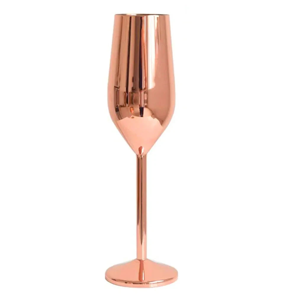 STEEL GLASS FOR CHAMPAGNE
