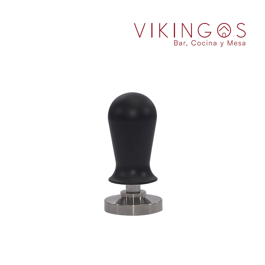 TAMPER ACERO MANGO NEGRO