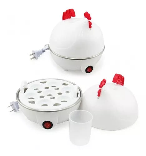 Cocina huevos perfectos sin perder tiempo ni llenar el lavaplatos de ollas y cáscaras — mientras te arreglas para salir.