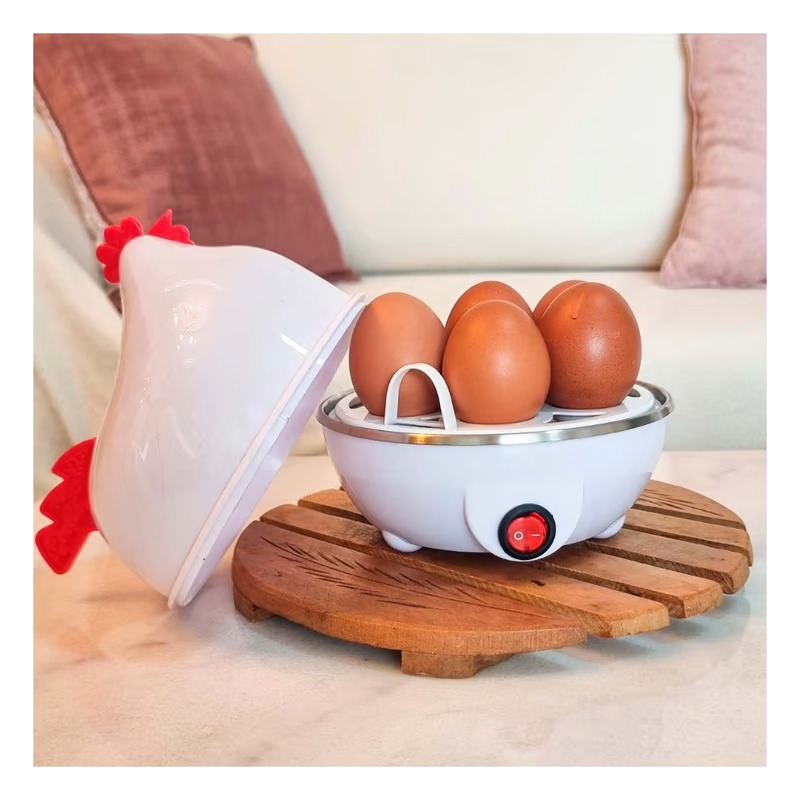 Cocina huevos perfectos sin perder tiempo ni llenar el lavaplatos de ollas y cáscaras — mientras te arreglas para salir.