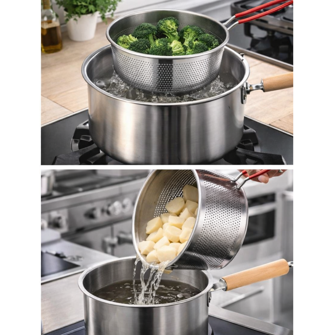 Olla escurridora de pastas