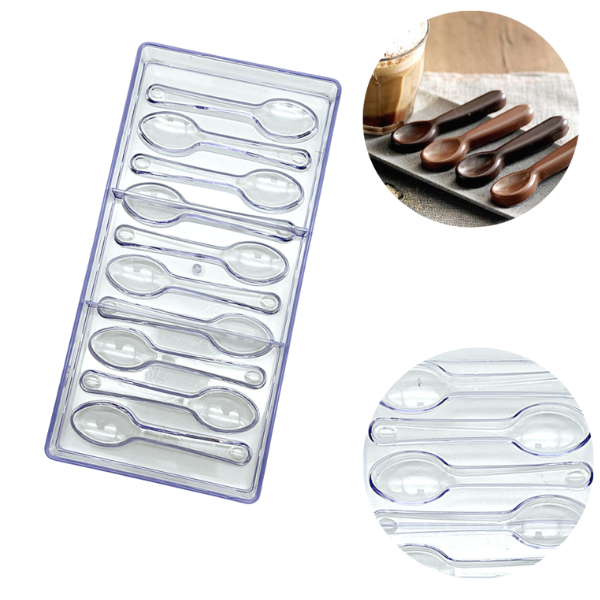 Molde chocolate estilo cuchara