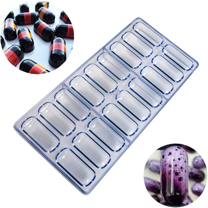 Molde chocolate estilo barra