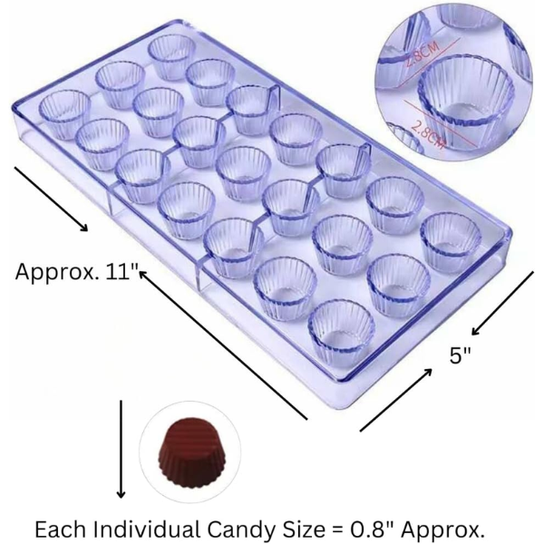 Molde chocolate estilo candy