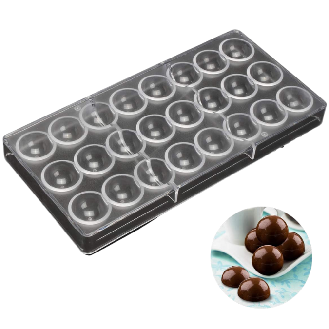 Molde chocolate estilo circular