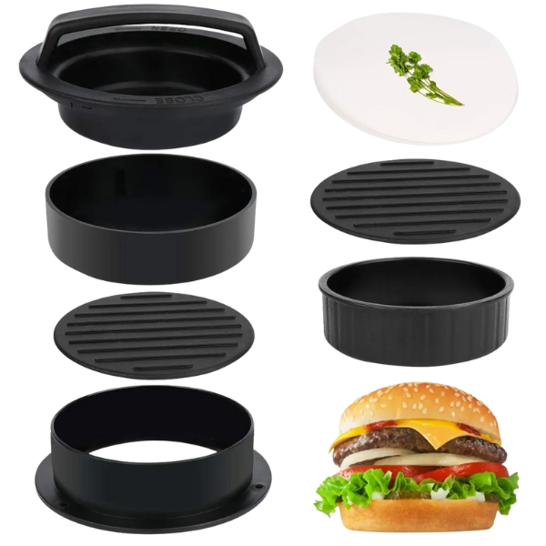 Molde hamburguesa polipropileno