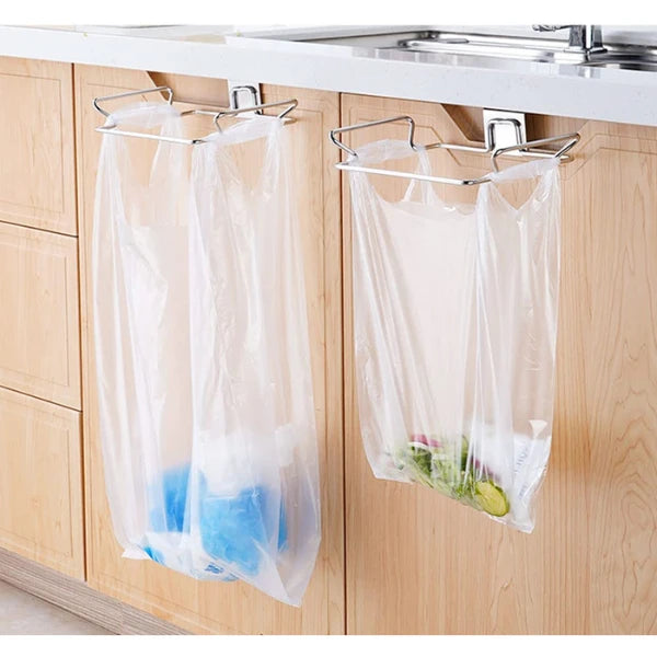 STAINLESS STEEL BAG HOLDER FOR DOORS