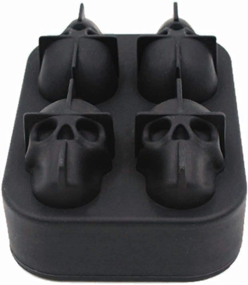 SKULL ICE MOLD x4