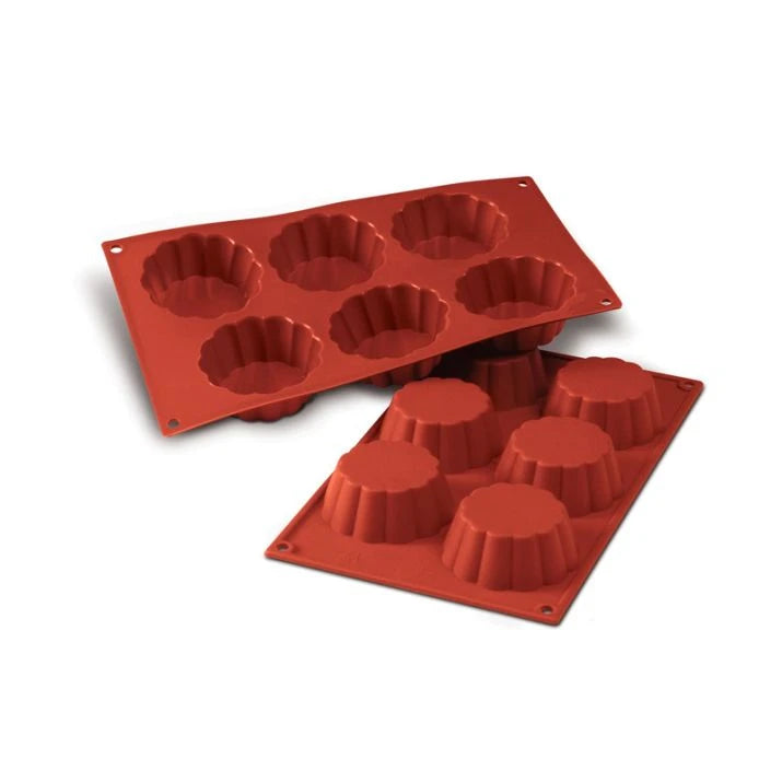 Molde cup cake silicona X2