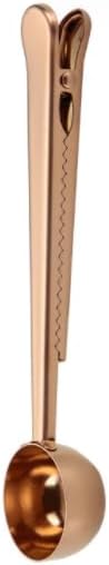 COFFEE CLAMP SPOON - MEASURING - SILVER COLOR IN STAINLESS STEEL