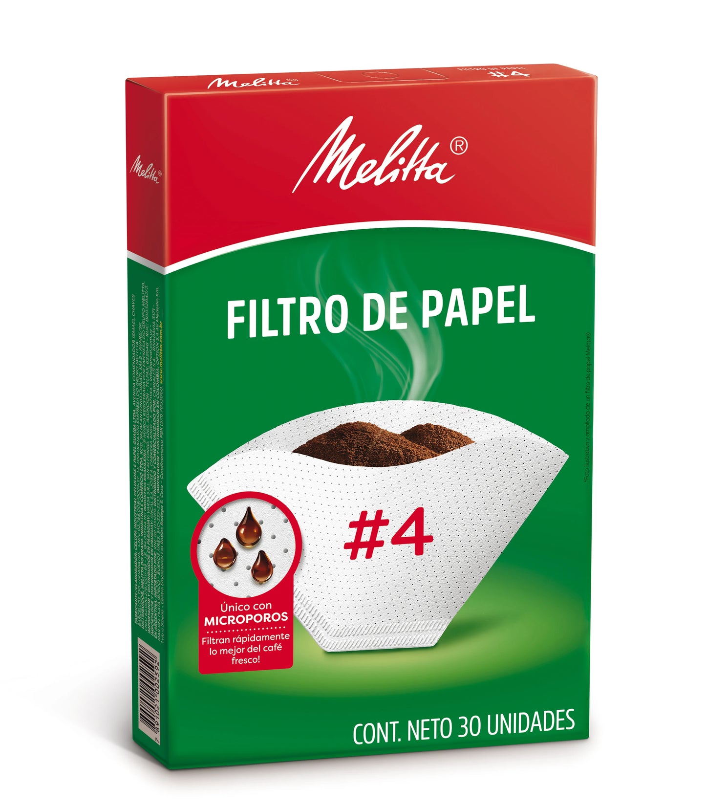Filtro Melitta #4 X2 Cajas
