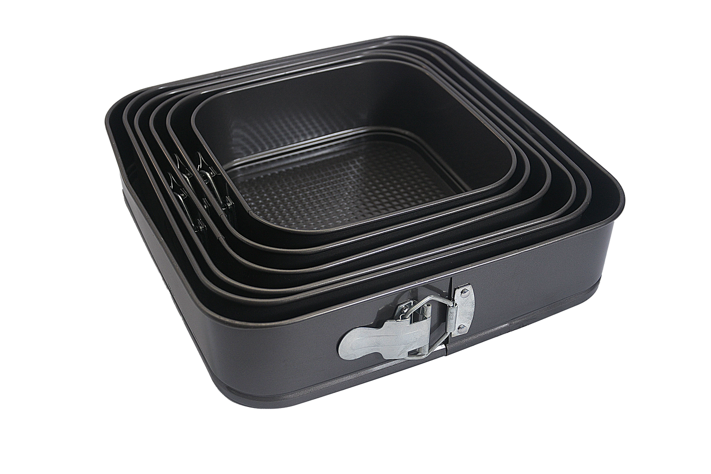 SET MOLDES CUADRADOS DESMOLDABLES X 6