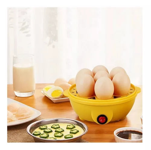 Cocina huevos perfectos sin perder tiempo ni llenar el lavaplatos de ollas y cáscaras — mientras te arreglas para salir.