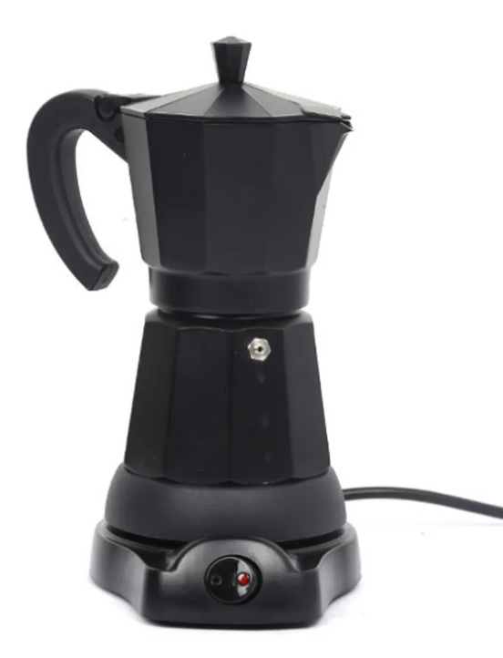 ELECTRIC MOKA COFFEE MAKER - 6 CUPS