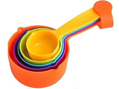 PLASTIC MEASURING SPOON SET X5