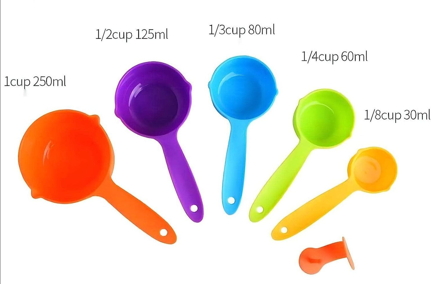 PLASTIC MEASURING SPOON SET X5