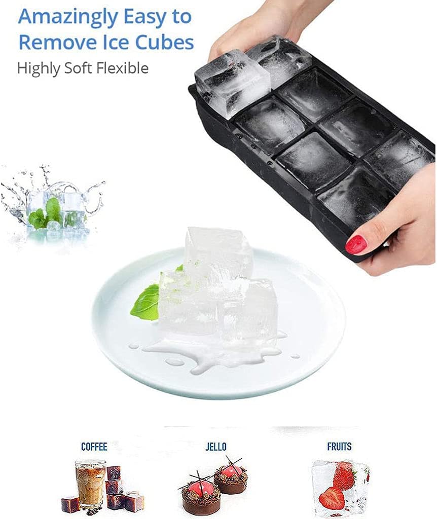 Molde Silicona Hielo x8