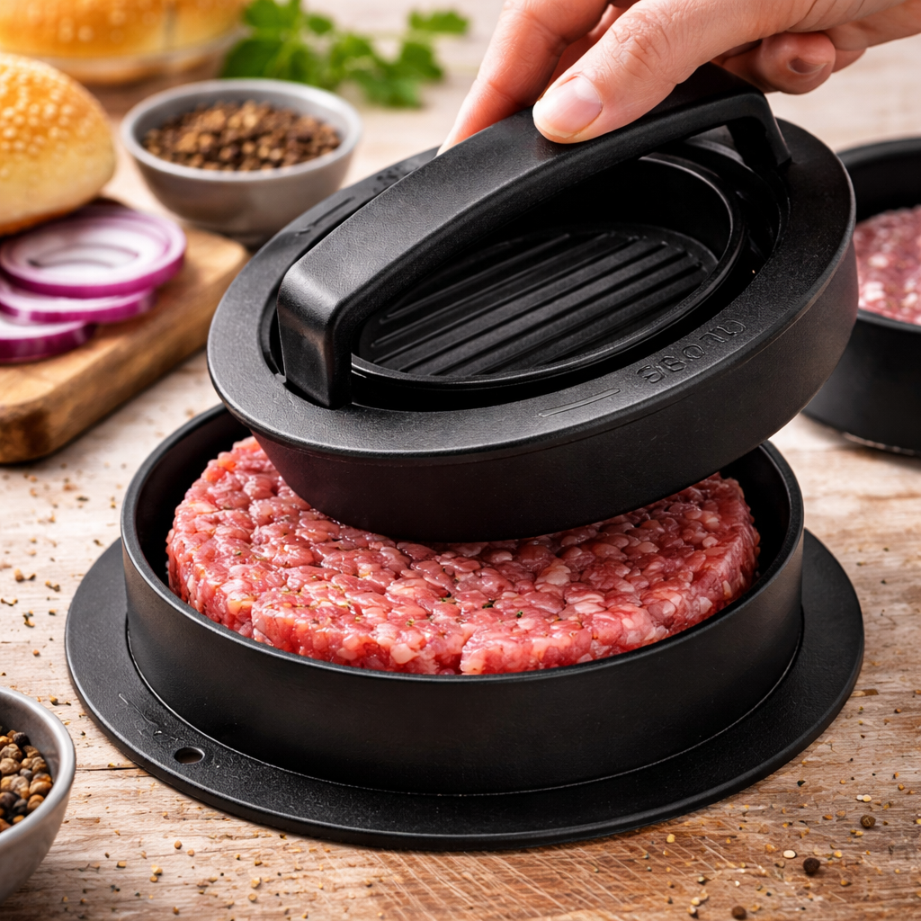 Molde hamburguesa polipropileno