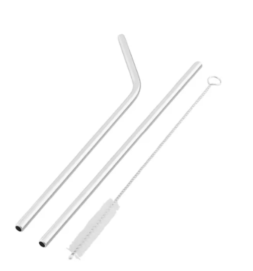 Pitillo en acero *6 unidades