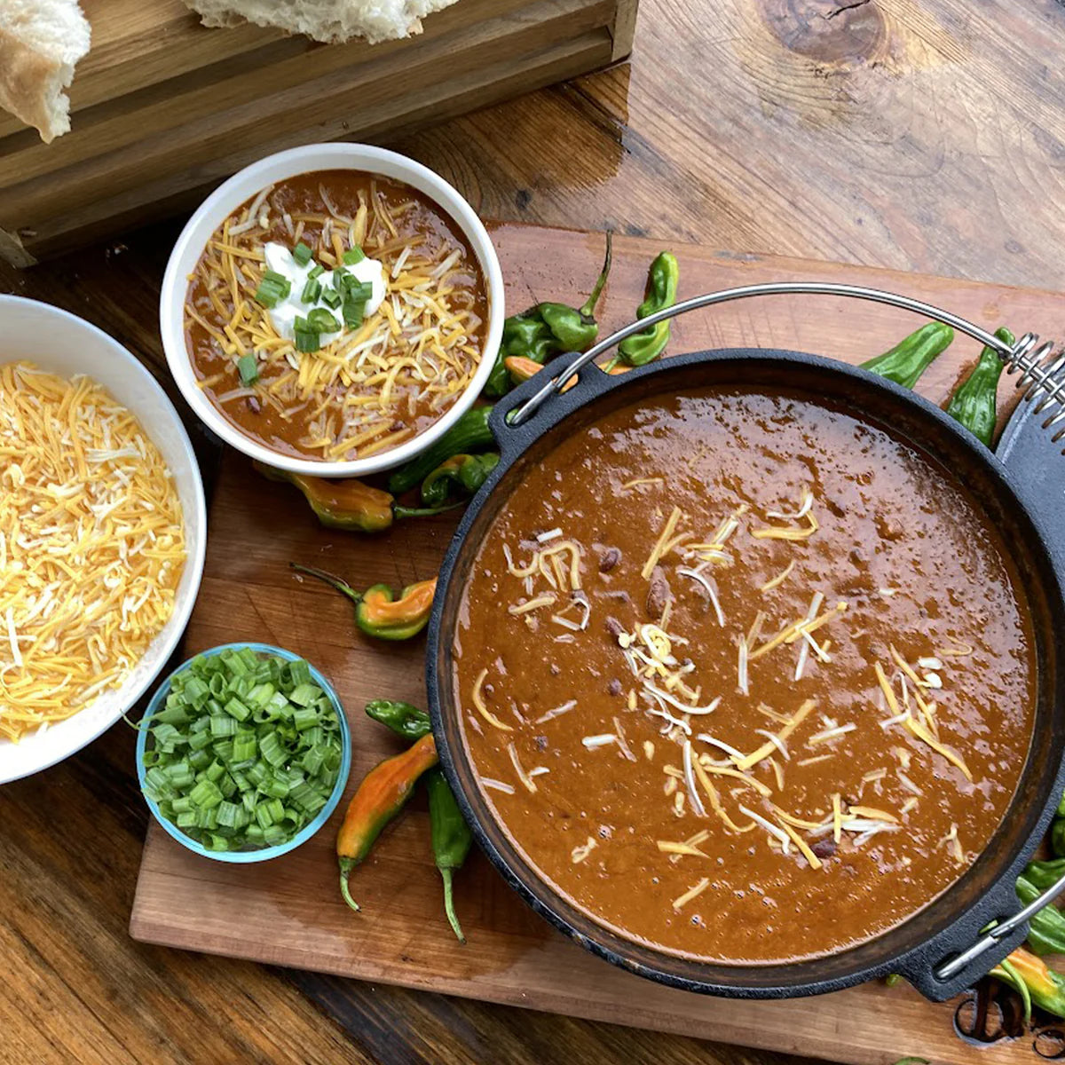 Caldero de Hierro Fundido con Tapa