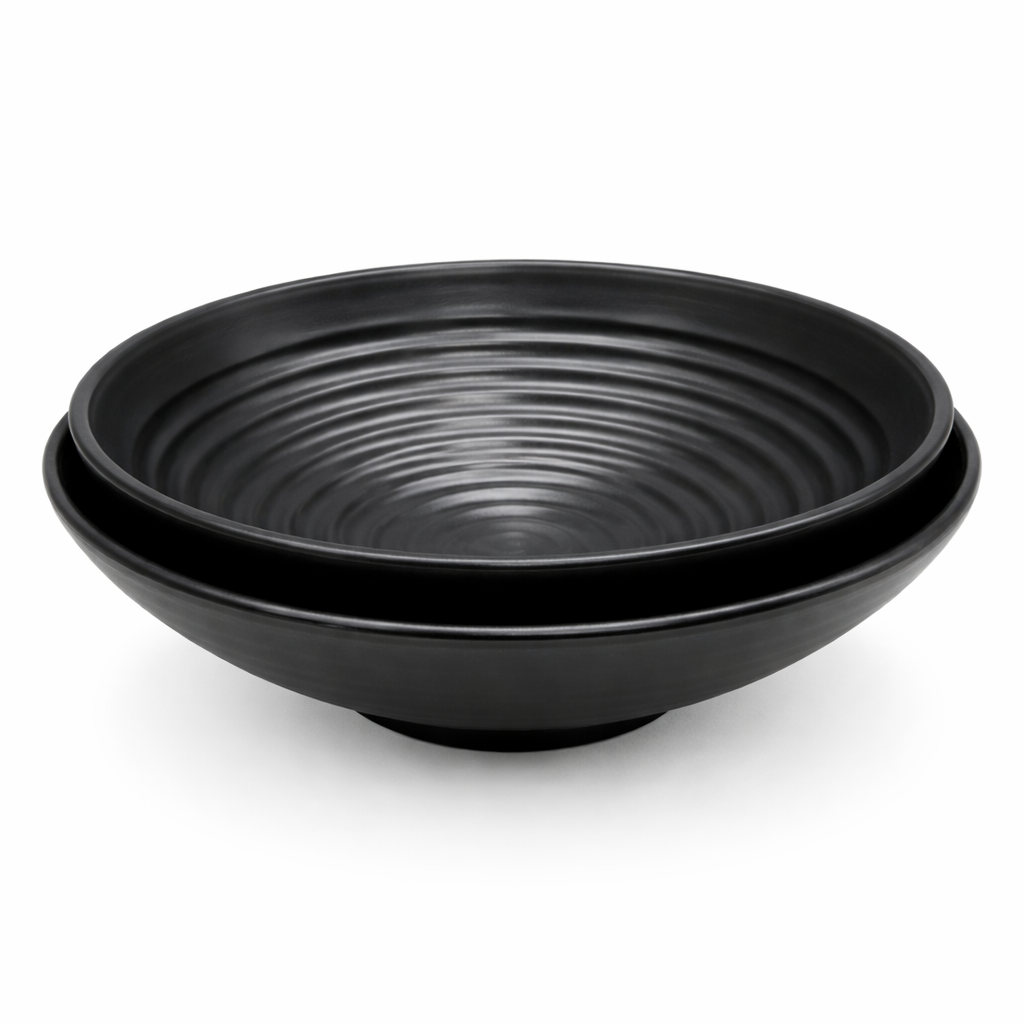 Plato Negro en Melamina