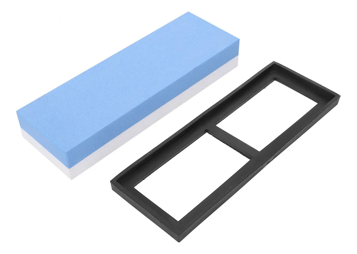 Piedra afiladora de cuchillo color blanco