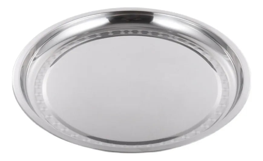 Bandeja redonda acero