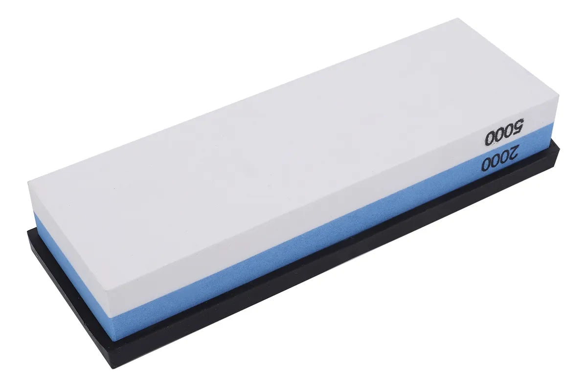 Piedra afiladora de cuchillo color blanco