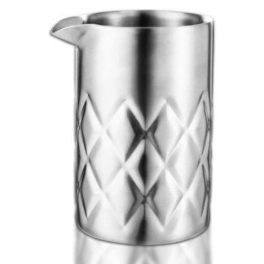 Mixing glass acero