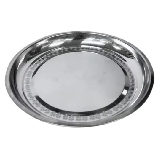 Bandeja redonda acero