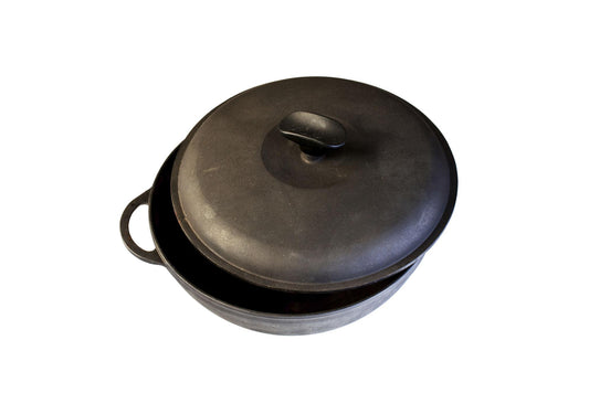 Caldero de Hierro Fundido con Tapa