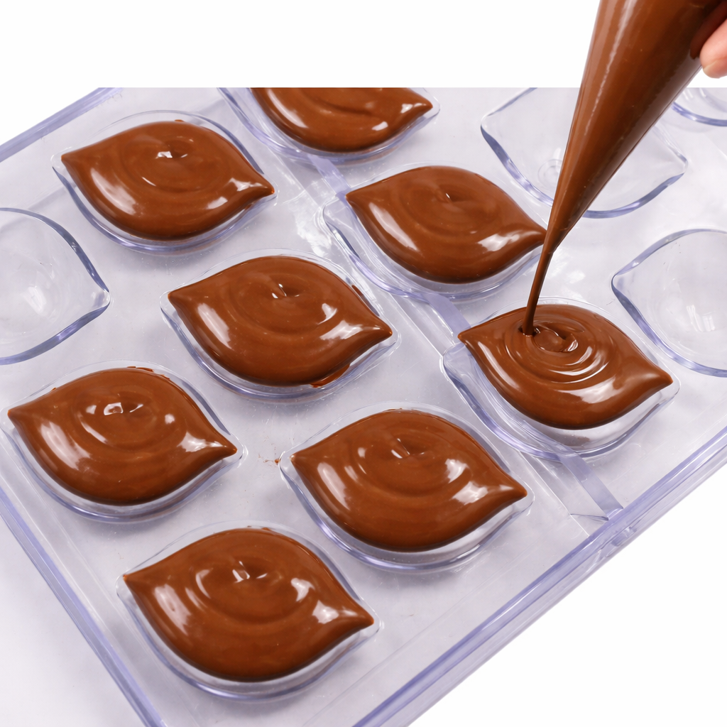 Molde chocolate estilo almendra