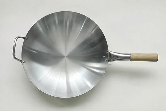 Sartén - wok de acero inoxidable