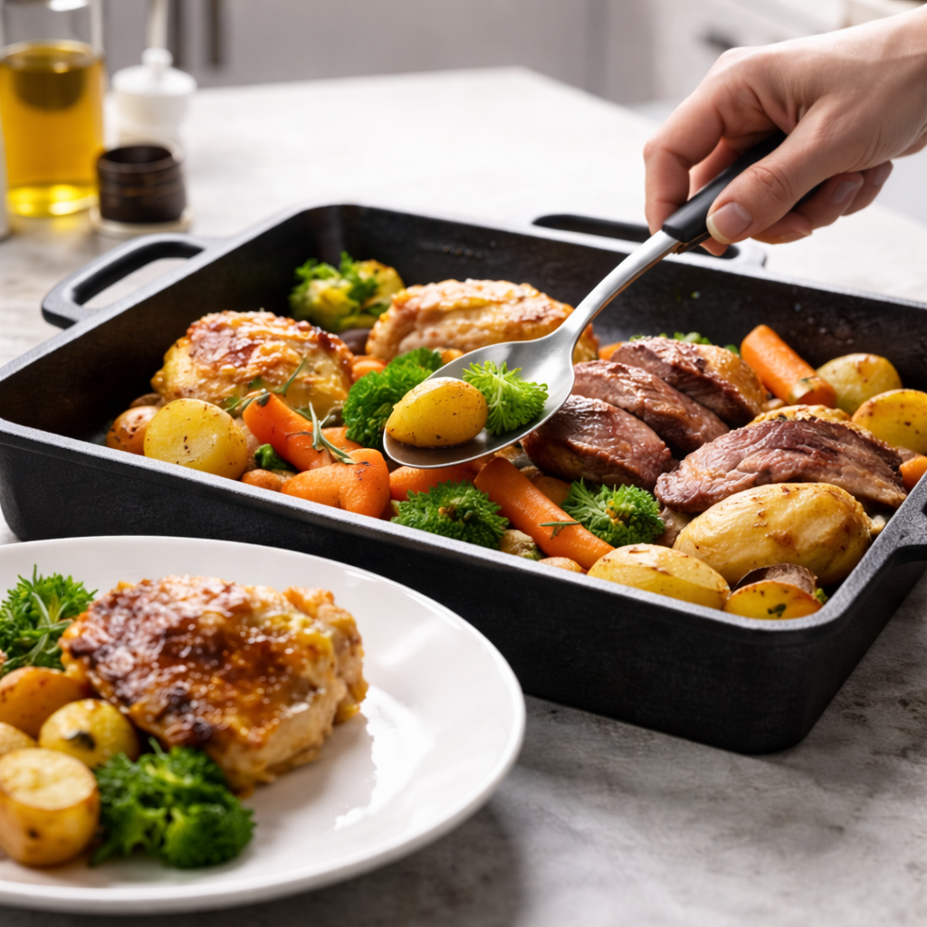 Bandeja Rectangular de Hierro Fundido