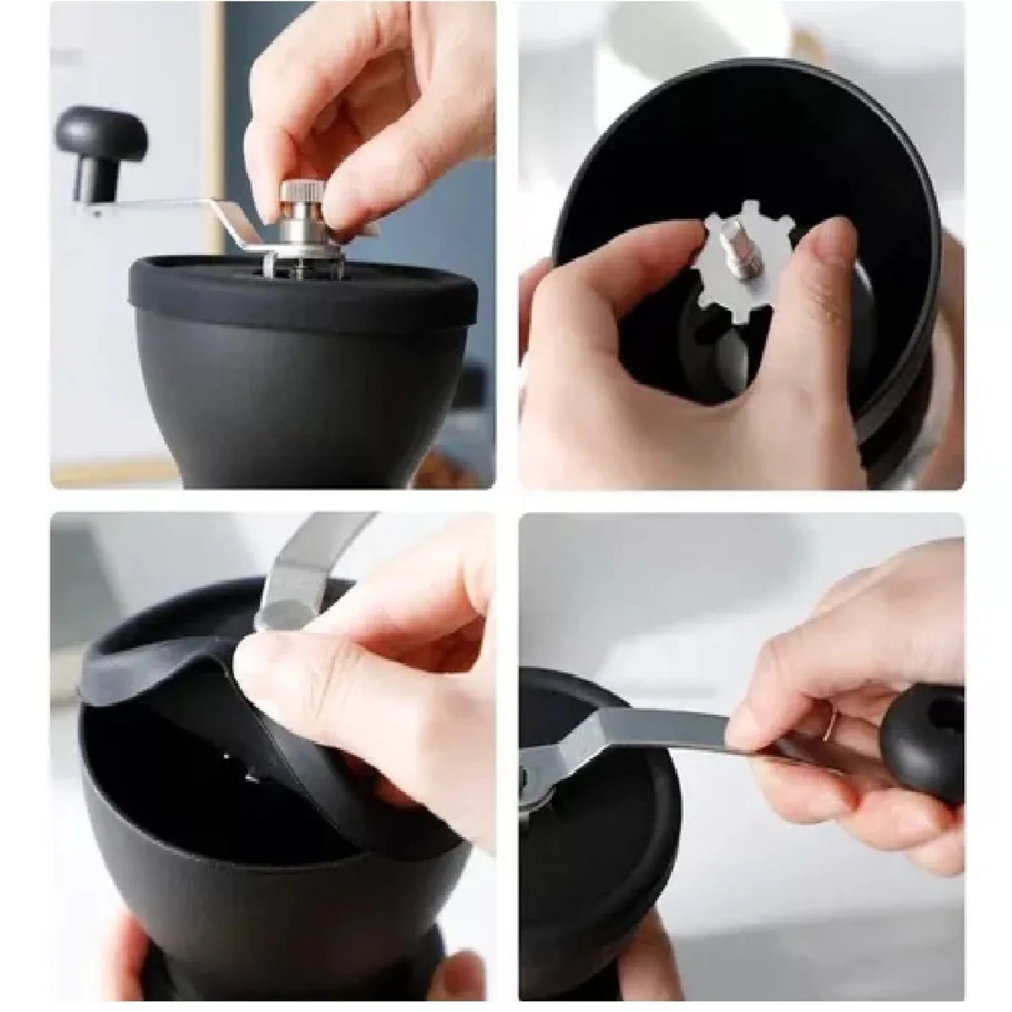 Molino doble recipiente